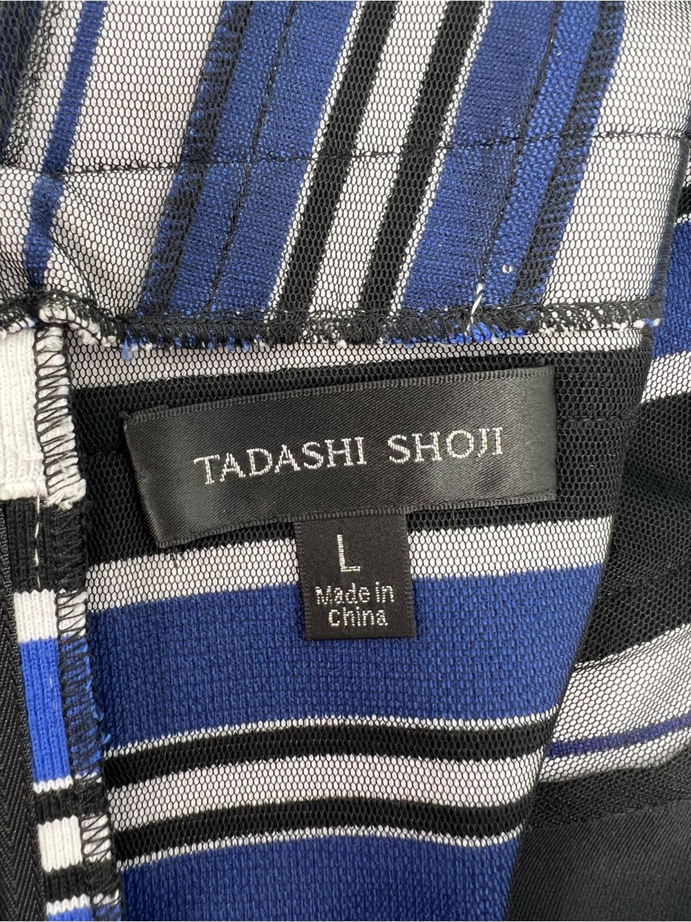 Tadashi Shoji Dara Striped Halter
Neoprene Dress | L - Picture 11 of 11